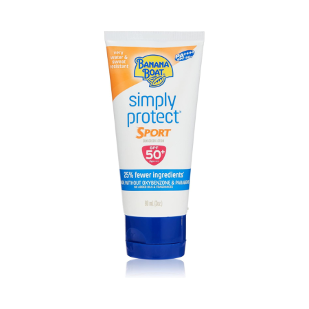 Banana Boat Simply Protect Sport Sunscreen Lotion SPF 50 90ml